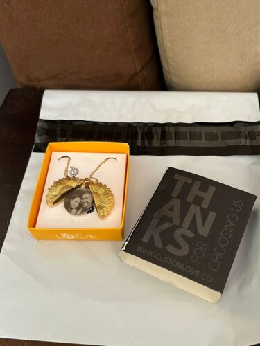 Dije Girasol + (Foto Personalizada) photo review