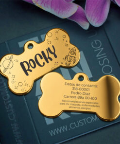 Bone Placa Para Mascota