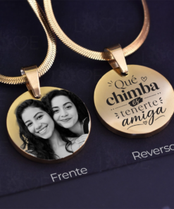 Dije Circulo Amigas+ (Foto Personalizada) Amor & Amistad